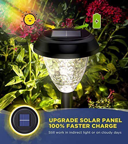 Ultra Bright Solar Outdoor Lights Decorative 10 Pack, 100.